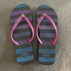 Tory Burch flip flops.